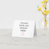 4x5.5折り畳みカード印刷 カード (黄色い花)