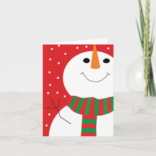 4x5.6雪だるま シーズンカード (正面)