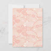 4x5 FLATサンキューカードカントリーコーラルレースプリント サンキューカード (裏面)