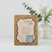 4x5 FLATサンキューカードメイスンジャーブラップカントリー サンキューカード (スタンド正面)