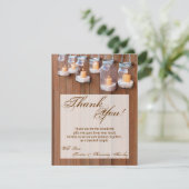 4x5 FLATサンキューカードメイスンジャールキャンドルライトNi サンキューカード (スタンド正面)