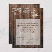 4x5 FLATサンキューカードメイスンJARストリングライト サンキューカード (正面/裏面)