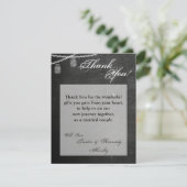 4x5 FLATサンキューカードメイスンJARストリングライト サンキューカード (スタンド正面)