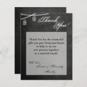 4x5 FLATサンキューカードメイスンJARストリングライト サンキューカード (正面/裏面)