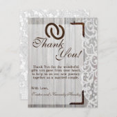 4x5 FLATサンキューカード馬靴オンウッドレース サンキューカード (正面/裏面)