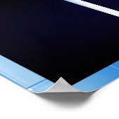 4x6の写真の月表示の技術従業員 ポスター (角)