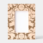 4x6はっきりしたボタニ離れカル文字カスタム付き レーザー彫刻フレーム (正面)