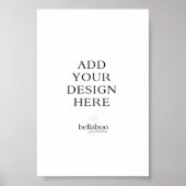 4x6インチ印刷サイン ポスター (正面)