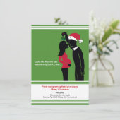 4x6クリスマスの妊娠告知カード-ママ シーズンカード (スタンド正面)