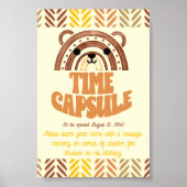 4x6タイムカプセルボホウッドランドベア誕生日 ポスター (正面)