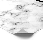 4x6写真の月表示の従業員 ポスター (角)