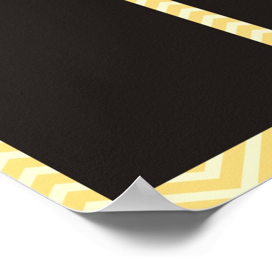 4x6写真の月表示の従業員 ポスター (角)