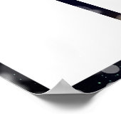 4x6写真の月表示の従業員 ポスター (角)