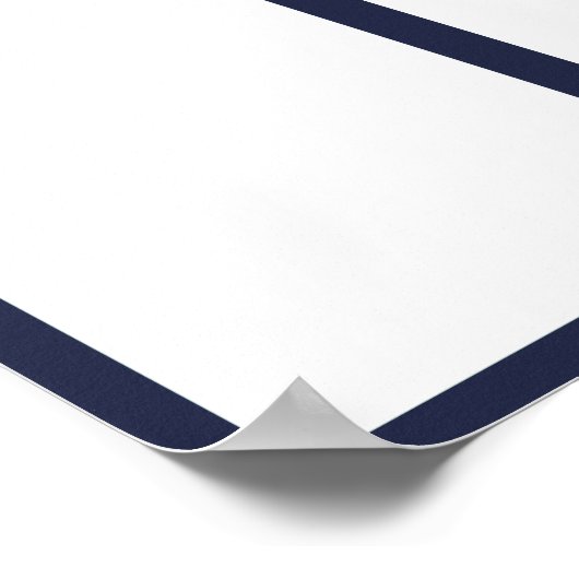 4x6写真の月表示の従業員 ポスター (角)