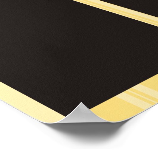 4x6写真の月表示の従業員 ポスター (角)