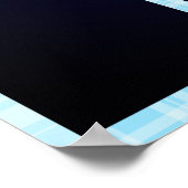 4x6写真の月表示の従業員 ポスター (角)