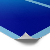 4x6写真の月表示の従業員 ポスター (角)