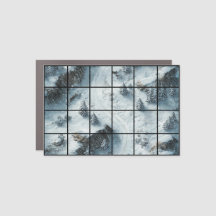 4x6雪景色カーマグネット
