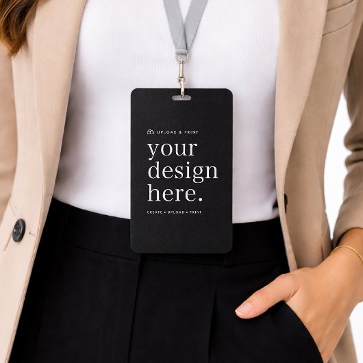 4x6 Badge ID Card | Custom Design Name Badges バッジ