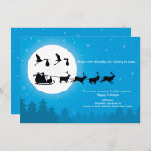 4x6 TWINSクリスマス妊娠のお知らせ – 町 シーズンカード (正面/裏面)