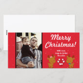 4x8クリスマスオーナメントPHOTOカード シーズンカード (正面/裏面)