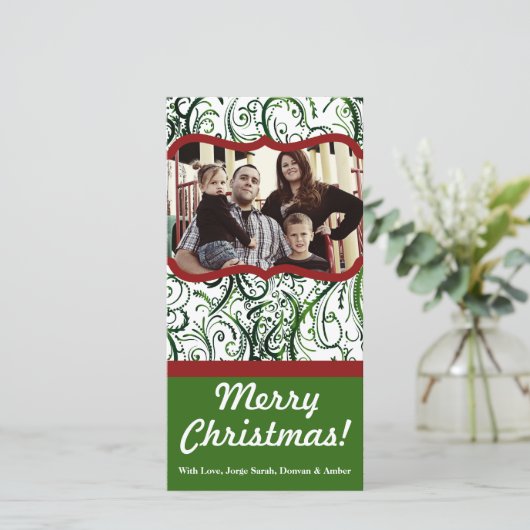 4x8クリスマスフォトカード シーズンカード (スタンド正面)