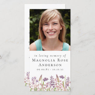 4x8メモブックマーク(大) 山花ラベンダー