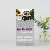 4x8婚約モダン発表グレーダマスク セーブザデート (スタンド正面)