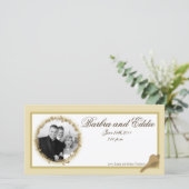 4x8婚約写真アナウンスサンディビーチ 案内状 (スタンド正面)