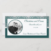 4x8婚約写真アナウンスナイト(インド) 案内状 (正面)