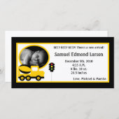 4x8建築写真の誕生のお知らせ 案内状 (正面/裏面)