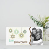 4x8新年イブクリスマスホリデーPHOTOカード シーズンカード (スタンド正面)