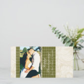 4x8秋の木の葉PHOTO Thanksgiving Card シーズンカード (スタンド正面)