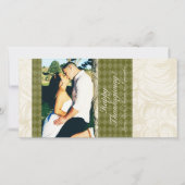 4x8秋の木の葉PHOTO Thanksgiving Card シーズンカード (正面)