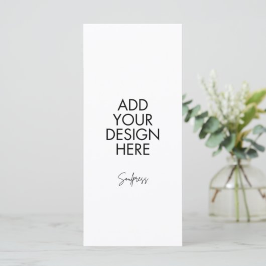 4x9インチのメニュカスタムーカード メニュー (スタンド正面)