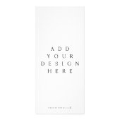 4x9インチの業務用ラックカードカスタム印刷 ラックカード (裏面)