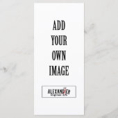 4x9インチフラットカード メニュー (裏面)