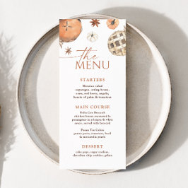 4x9インチ小さなかわいこちゃんパイ、秋ベビーシャワーメニュー