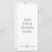 4x9"の食結婚品メニューまたはプログラム印刷 (裏面)