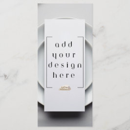 4x9"メニューまたはプログラムのカスタムデザイン印刷 メニュー