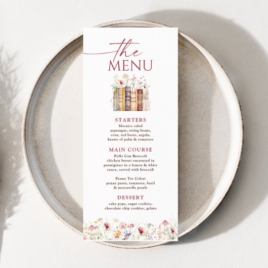 4x9"新しいチャプター開始、ストーリーブックシャワーメニュー