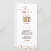 4x9"新しいチャプター開始、ストーリーブックシャワーメニュー (正面)