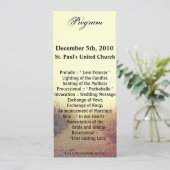 4x9.25プログラムカードサンライズ経路歩道 招待状 (スタンド正面)