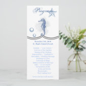 4x9.25プログラムカードシーホース海海ビーチ 招待状 (スタンド正面)