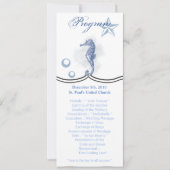 4x9.25プログラムカードシーホース海海ビーチ 招待状 (正面)