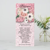 4x9.25プログラムカードジオメトリガーデンバラグリッター 招待状 (スタンド正面)