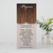 4x9.25プログラムカードバーンウッドカントリ素朴ー 招待状 (スタンド正面)