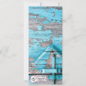 4x9.25プログラムカードブルーウッドバーンドアブーツ 招待状 (裏面)