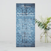 4x9.25プログラムカードTinパネ素朴ル天井コーナー 招待状 (スタンド正面)