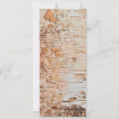 4x9.25メニューカードカントリーバーンドウッドレーストリムエッジ 招待状 (裏面)